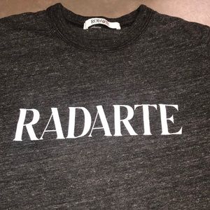 Authentic  Dark black/ gray Rodarte tee